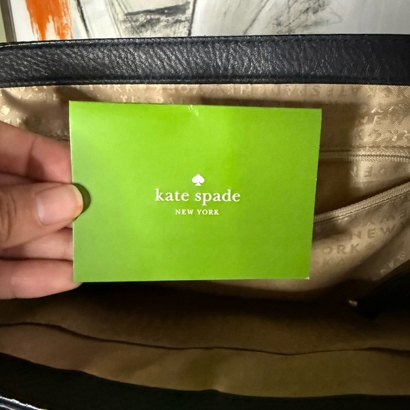 Kate Spade Black Leather and Suede Magnolia Park Top Handle Bag - Picture 15 of 15